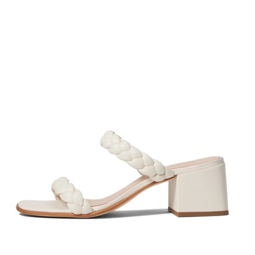 ♠️kate spade Juniper Braided Slide Sandals, Parchment NIB - Picture 4 of 9